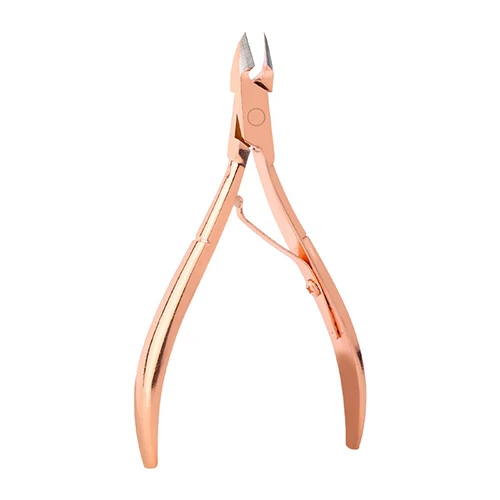 Nail Cuticle Nipper Cutter Colorful Clipper Scissor Dead Skin Remover Trimming Manicure Nail Art Tool - Цвет: Rose gold