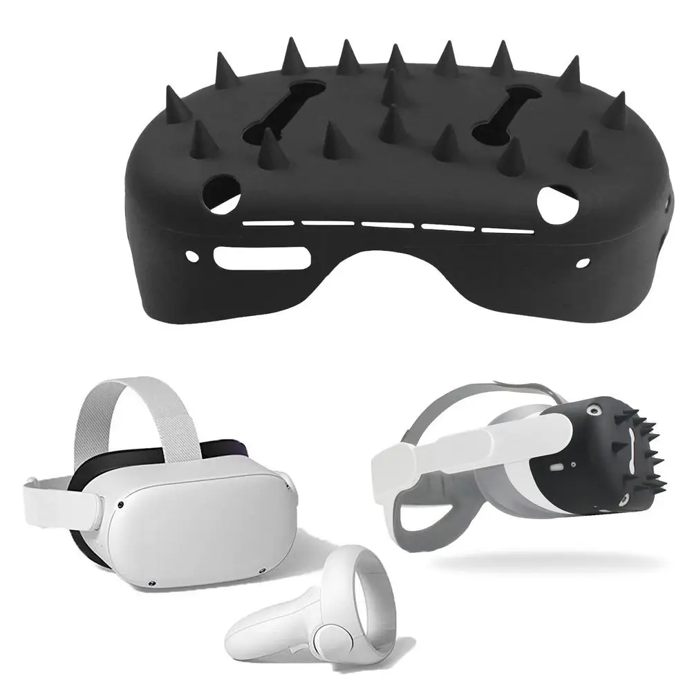 New VR Headset Cover Dust-proof VR Protection Case For Quest 2 Black White Soft Silicone VR Lens Cover For Oculus Quest 2