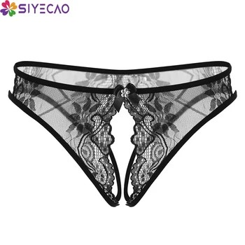 

2020 New Hot Sexy Female Lingerie Women G String Thongs Low Waist Panties Ladies Lace Floral Thong Underwear T-back Pants