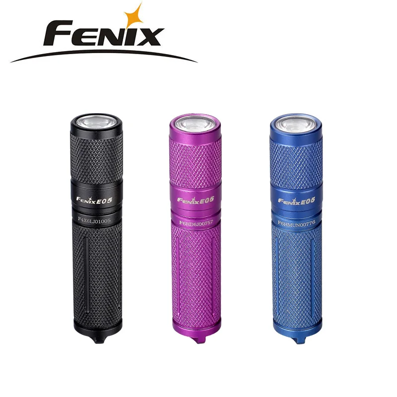 FENIX E05 Edition Cree XP E2 светодиодный Flshlight 3 режима 85 люмен 1 * AAA Батарея|Фонарики и