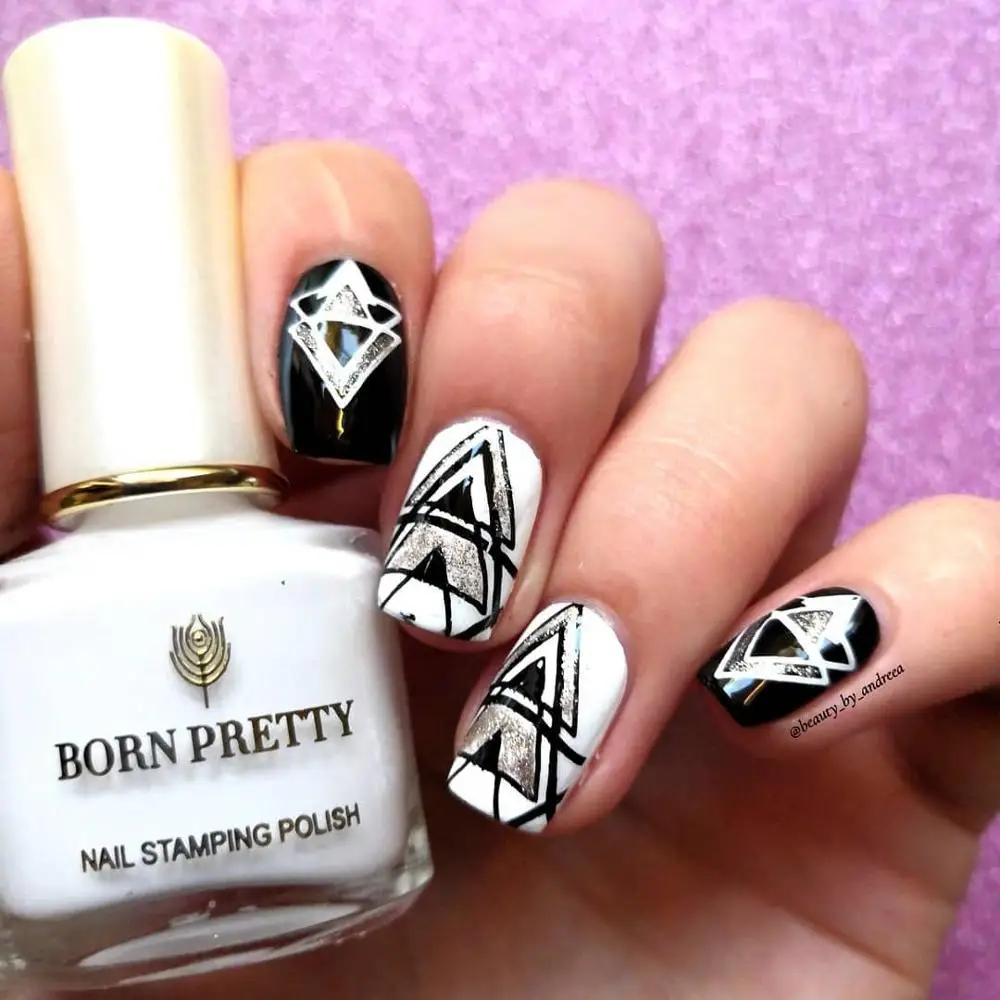 BORN PRETTY 3 шт. набор стемпинга для ногтей набор стемпинга лак для ногтей Цветочный геометрический узор шаблон набор лак базовый дизайн ногтей штамп