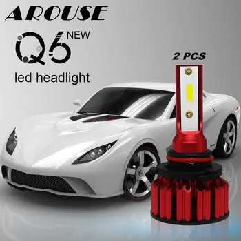 

AROUSE 2pcs 50W 7000LM DOB 9005 9006 H11 H7 LED Headlight Bulbs 6000K H4 Hi lo Beam Auto Headlamp Led Car Light Fog Lights 12V