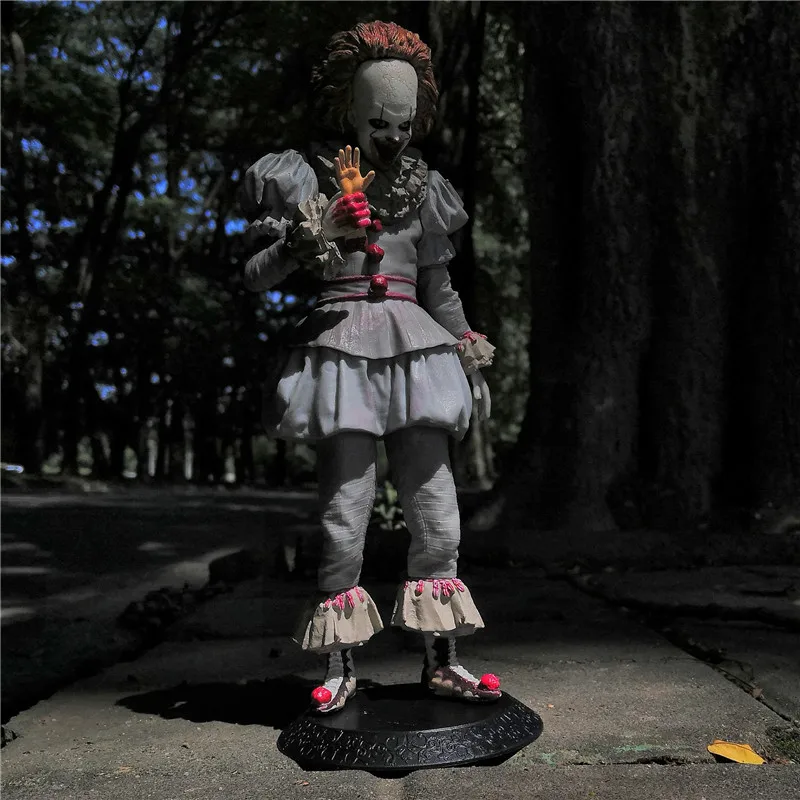 23 см новое издание фильма Стивен Кинг's It Pennywise сменная голова ПВХ фигурка коллекция игрушек Ужасы подарки