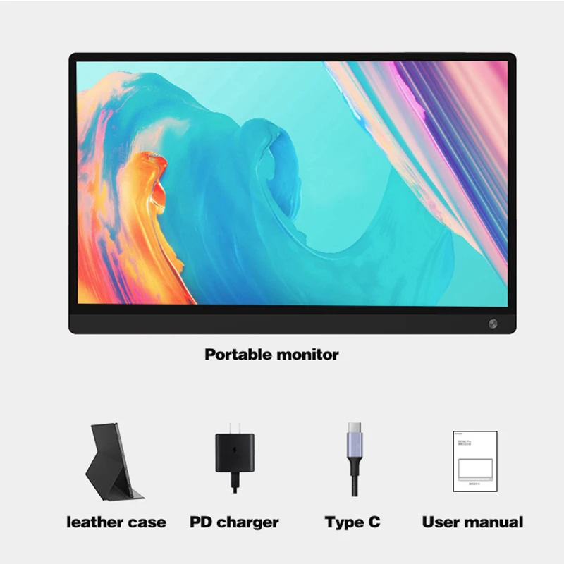 15.6 Polegada monitor de jogos 1080p hd com tipo-c usb hdmi para expandir o interruptor móvel computador portátil ps4 xbox