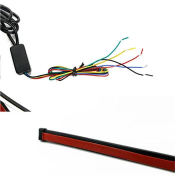 

DRL Strobe Light Brake Turn Signal Motorcycle Tail Lamp DC 12-24V 6500 k
