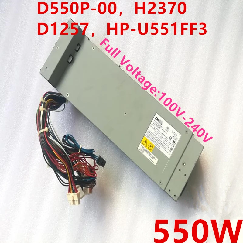 Почти новый блок питания для Dell 470 550W блок питания D550P-00 H2370 D1257 HP-U551FF3