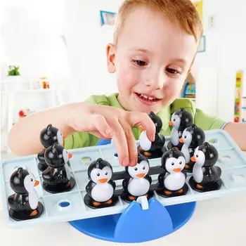 

Cartoon Penguin Balance Seesaw Toy Children Educational Table Games Parent-child Puzzle Interactive Board Game Toys