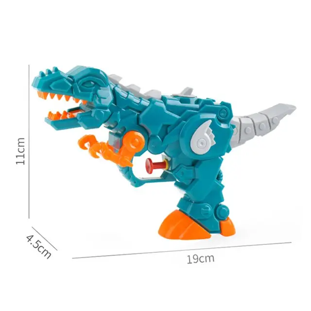 Robot Dinosaur Water Guns Toys Kids Squirt Gun For Child Summer Beach Swimming Pool Blaster Gun Portable 6