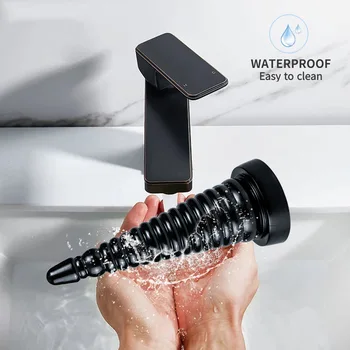 Man Nuo Huge Threaded Tentacle Dildo Unisex Soft Anal Toys Dildo Masturbator Big Dick Cock Strapon Penis Adult Sex Toy for Women 5