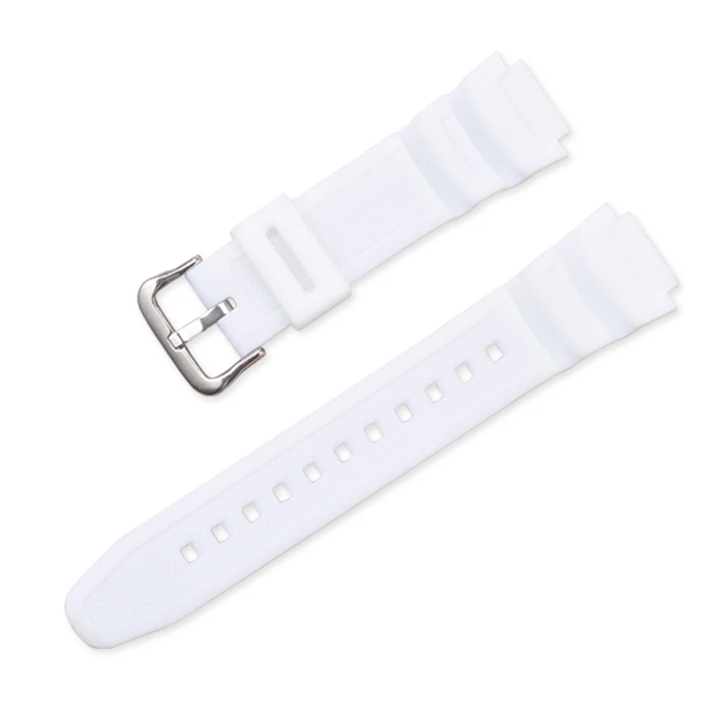 Durable Black Silicone Watchband with Pin Buckle