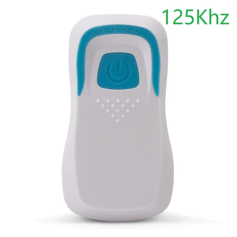 125Khz White 125 кГц 13,56 МГц Bluetooth беспроводной считыватель карт с сканированием штрих-кода для Android Winn iOS - Цвет: 125Khz White