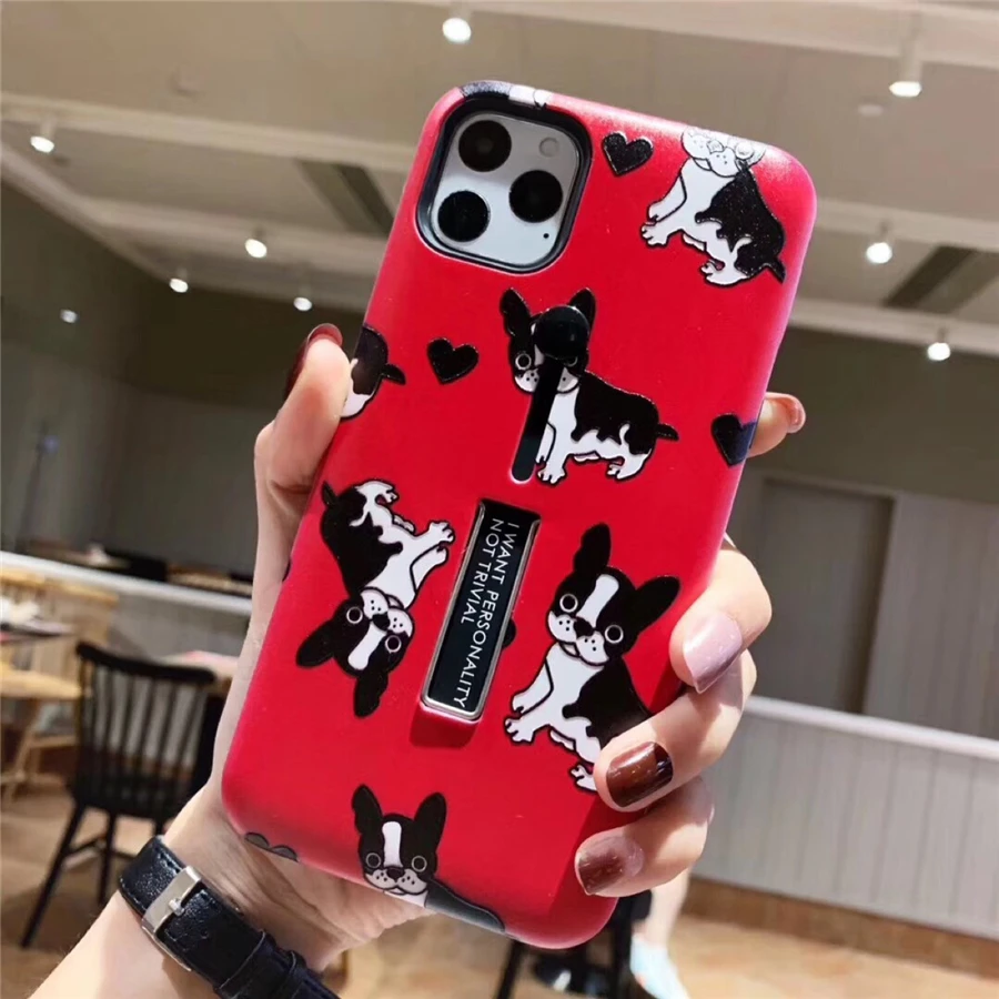 Для iPhone 7 8 Plus Xr 11 Pro X XS MAX чехол Модный мраморный цветок Фламинго петля кольцо чехол для iPhone 6 6S скрытый Стенд чехол