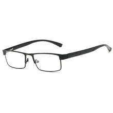 Деловой классический формальный светильник, металлический сплав, полный обод, очки для чтения, мужские Модные Повседневные Компьютерные очки для пресбиопии для мужчин