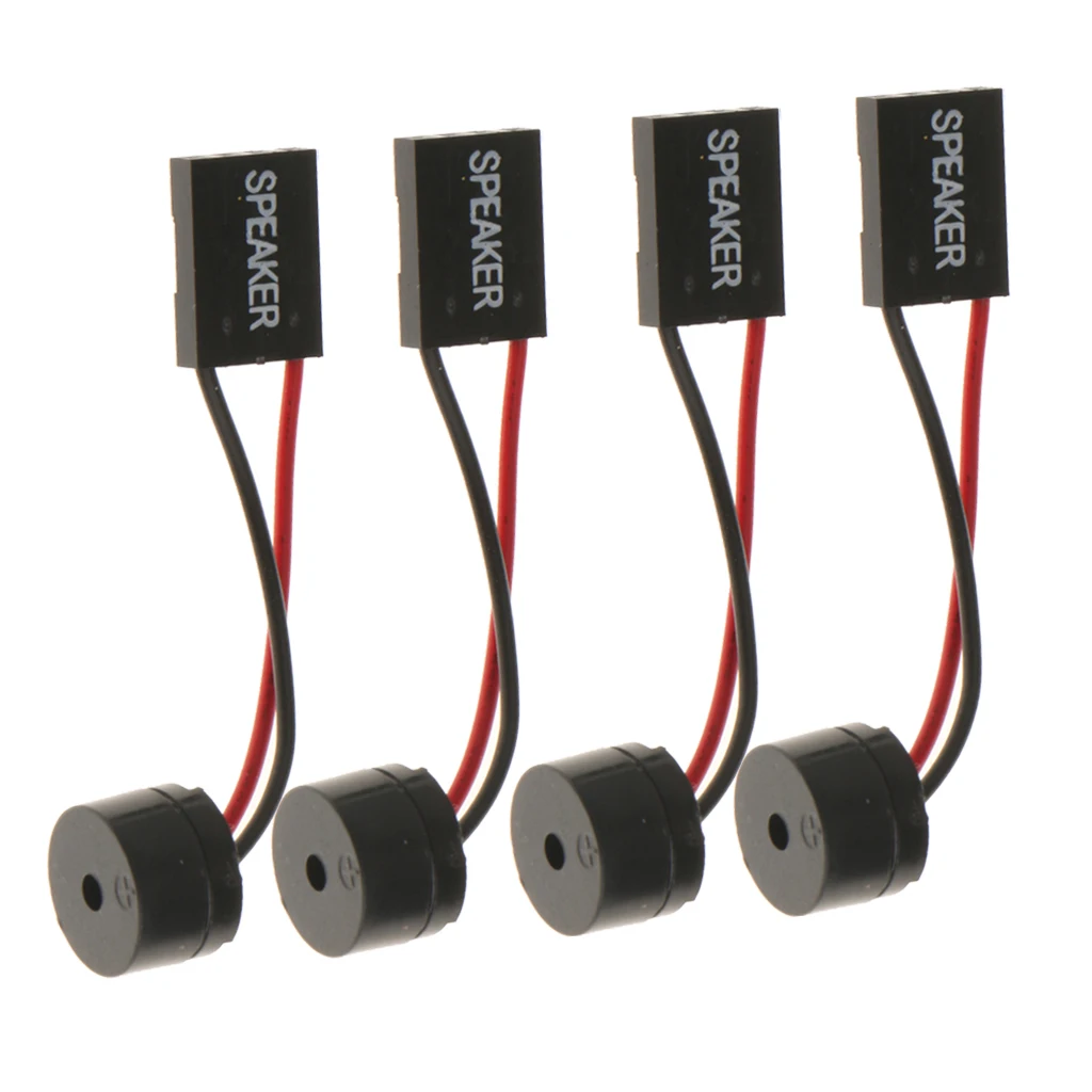 4pcs Desktop Computer Motherboard CPU Internal Speaker Buzzer Beeper