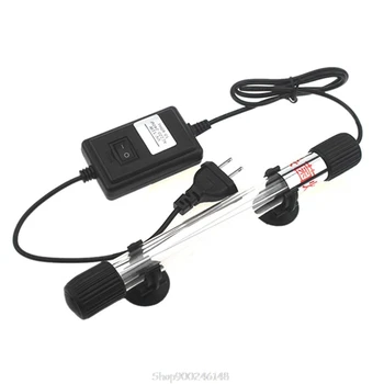 

Fish Tank Sterilize Clean Lamp Submersible US Plug Fish Pond UV Disinfection for Aquarium Water Clean Clear Waterproof O08 20