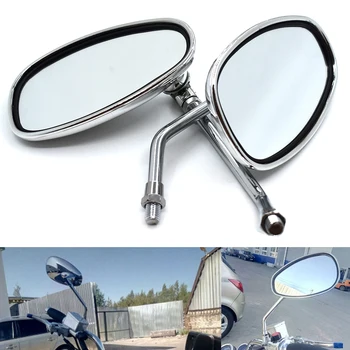 

Universal motorcycle rear view mirror oval rear view mirror 10mm for Suzuki TL1000S DL650 V-STROM GSR600 GSR750 SFV650 K7 K8