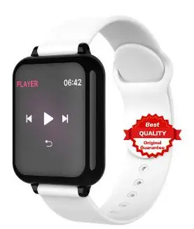 Умные часы B57, мужские спортивные часы для apple Watch, женские фитнес-часы с сердечным ритмом, умный браслет, будильник, часы для ios android - Цвет: white B