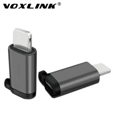 VOXLINK Mini Micro USB для освещения 8-контактный адаптер для Apple с брелоком для iphone X XS XR 8 7 Plus Синхронизация зарядного устройства OTG конвертер