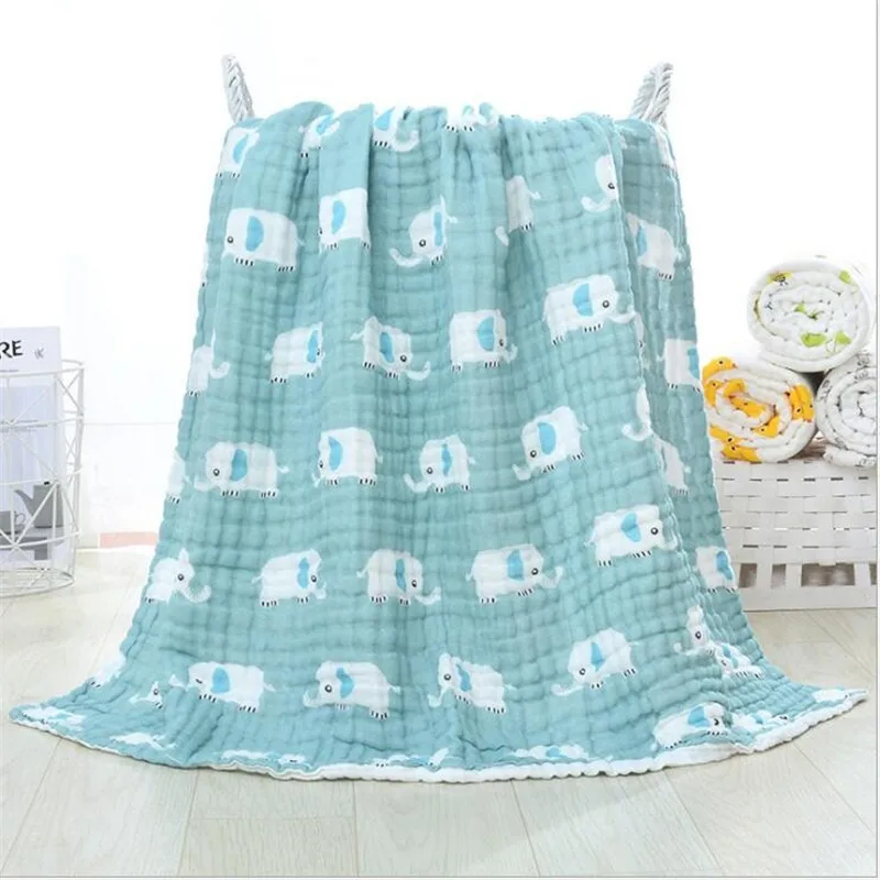 Best Seller 105cm*105cm Soft Breathable 6 layers Gauze Baby Blankets Swaddling For Babies Wrap 100% OMZ3xr0mg