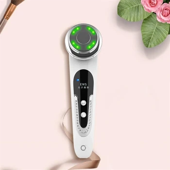 

EMS Vibration Beauty Instrument LED Light Anion Heating Massager Face Lifting Tighten Smooth Skin Care Facial Clean Beauty Tools