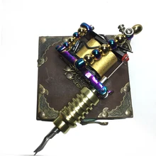 Тату машина ручной работы многоцветная пушка 10-wrap Катушки лайнер/шейдер татуировки Поставки