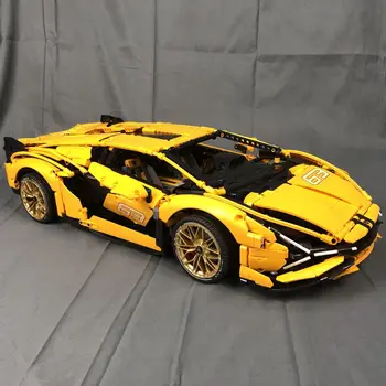 

In Stock 371008 Technic LamborghinisL Car Roadster Model FKP37 42115 Model Building Blocks Bricks Toys Children Kid Gift