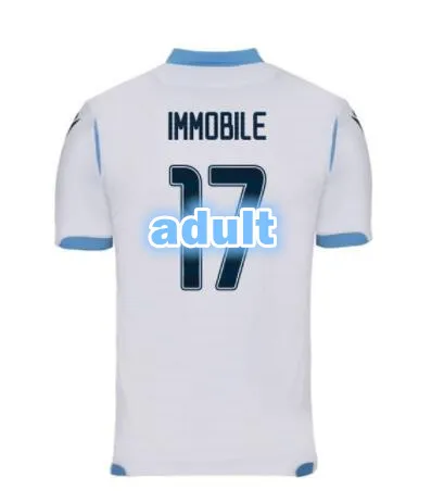 Biancocelesti camisetas camiseta de casa lejos Immobile Sergej трикотажные изделия alta calidad Lazio 19 20 Camiseta - Цвет: custom