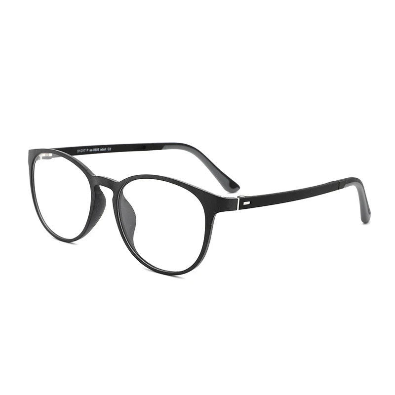 C2 Matte Black Gray ULTEM(PEI) Вольфрамовая круглая оправа для очков для женщин s оправа для очков Ультралегкая суперэластичная Женская оправа по рецепту очки класса - Цвет оправы: C2 Matte Black Gray