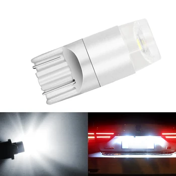 

1 pcs t10 led bulb w5w car LED DRL 3030 SMD 194 168 COB reading lights Interior lamp 12V 12V 6000k white yellow red