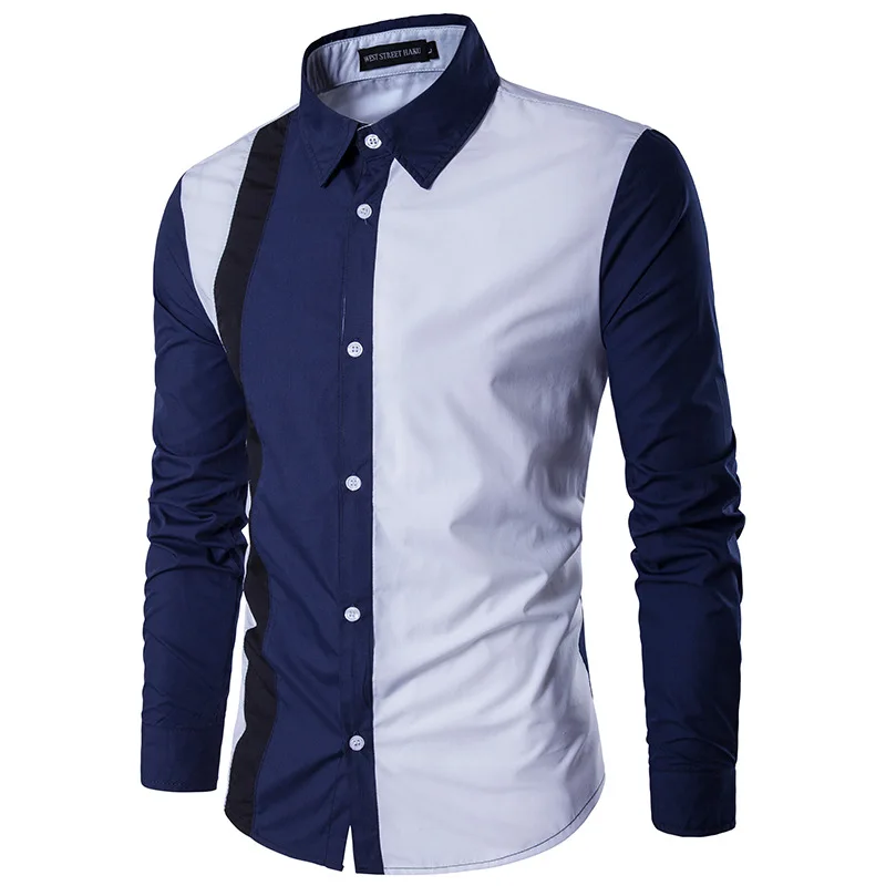 Zogaa 2019 New Spring Autumn Men Long Sleeve Shirt Cotton Business Office Men s Full Sleeve 2