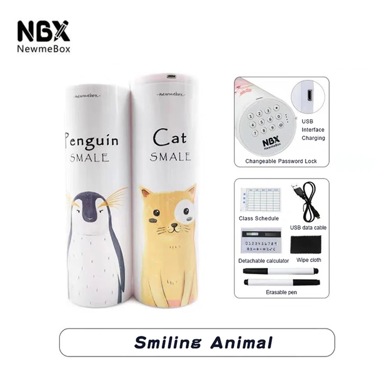 Чехол для карандашей с паролем многофункциональный USB калькулятор большой