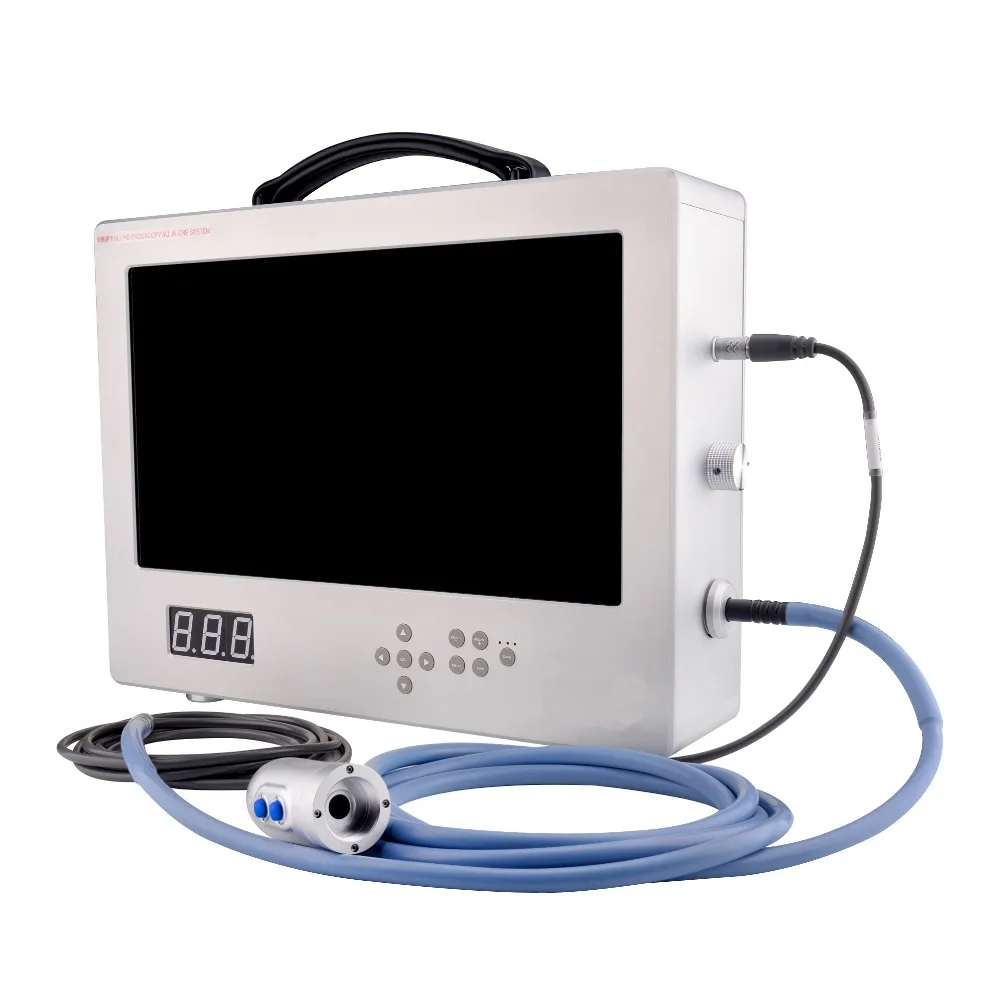 

Portable endoscope camera Full HD 1080P camera Integrated LED record 15 inch for endoscope ent veterinary pet hospital