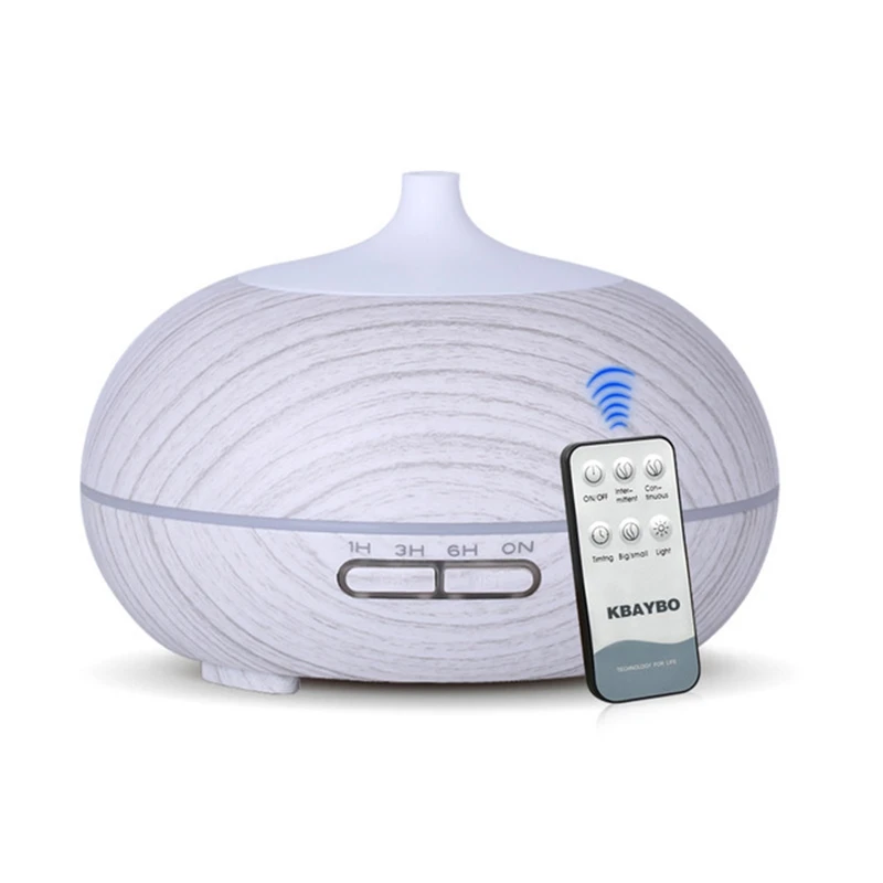 

300ML Remote Control Aroma Diffuser Aromatherapy Wood Grain Essential Oil Diffuser Ultrasonic Cool Mist Humidifier For Home