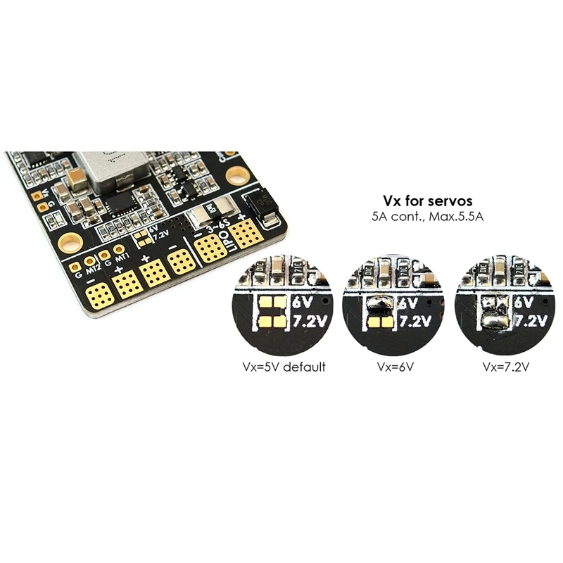 3-6S Встроенный датчик тока 4 BEC и 104A для гоночного дрона RC FPV