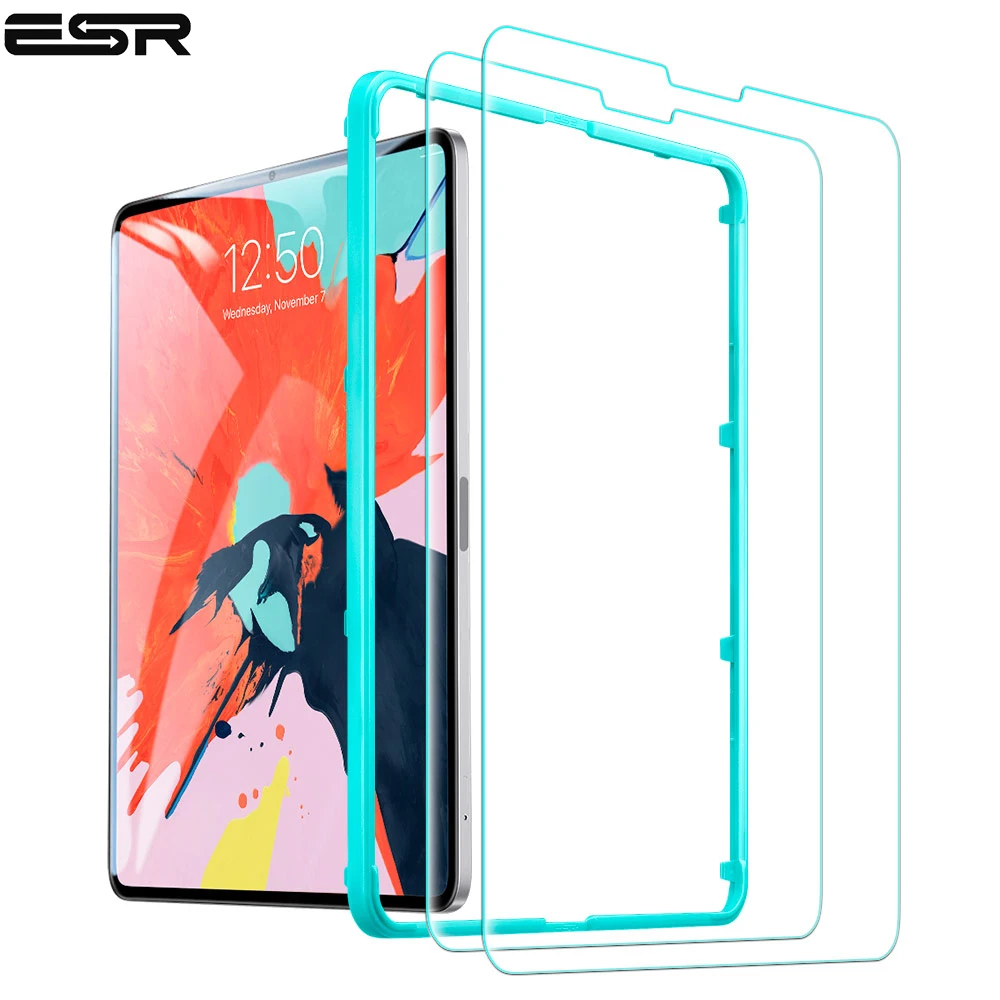 ESR Защитная пленка для iPad Pro 11 2018 Бесплатная аппликатор закаленное стекло