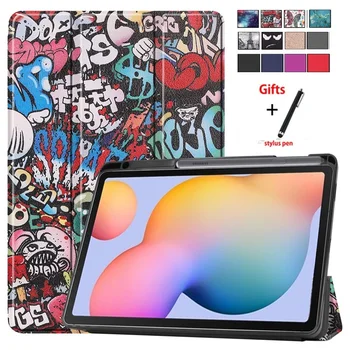

Protective Cover for Galaxy Tab S6 Lite 10.4 Inch 2020 Auto Wake/Sleep Trifold Stand Shockproof SM-P610 SM-P615 with Film