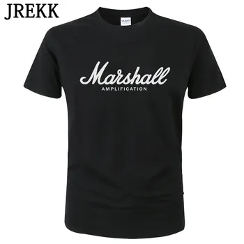 

Marshall T Shirt Logo Amps Amplification Guitar Hero Hard Rock Cafe Music Tops Tee Shirts For Men Fashion Harajuku T-shirts C122