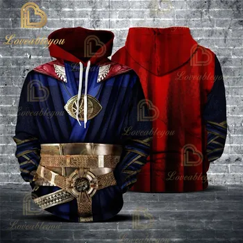 

The Avengers Sweatshirts Superhero Hoodie Jackets Men Women Top Coat Cosplay Costumes