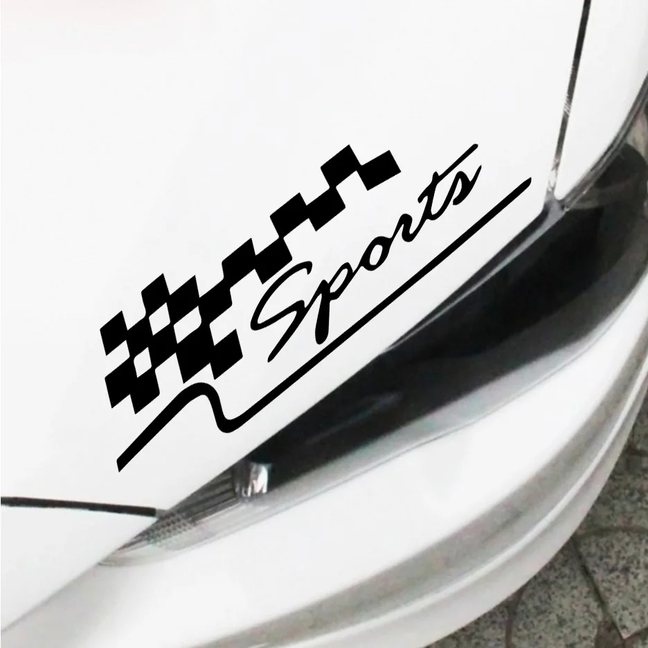 Cartoon Sports Car Wrap Funny Window Vinyl Decals Styling Self Adhesive Emblem Stickers | Автомобили и мотоциклы