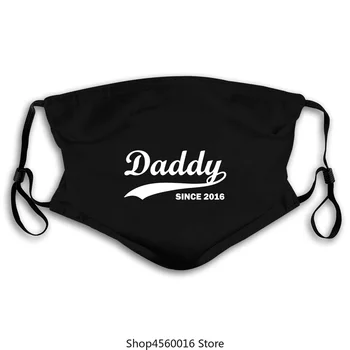 

Papa depuis 2020 fête des pères cadeau bébé douche réunion papa masques pour hommes masque 1337 imprimé drôle masque lavable cou