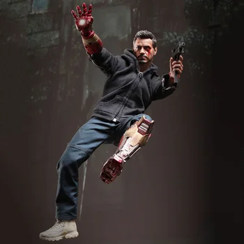 

1/6 Scale HT MMS209 Tony Stark Iron Men Man Male Boy Clothing F 12"Full Set Action Figure Body Doll Toys model kids Collections