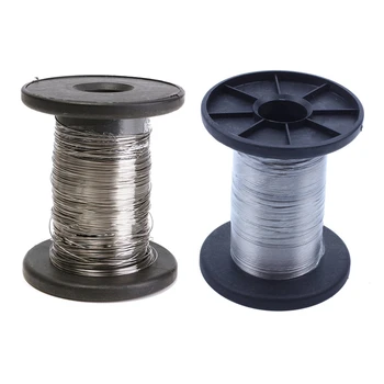 

2 Pcs 30M 304 Stainless Steel Wire Roll Single Bright Hard Wire Cable, 0.3Mm & 0.6Mm