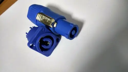 10 компл. Лот синий PowerCON тип A NAC3FCA + NAC3MPA 1 шасси штепсельная панель