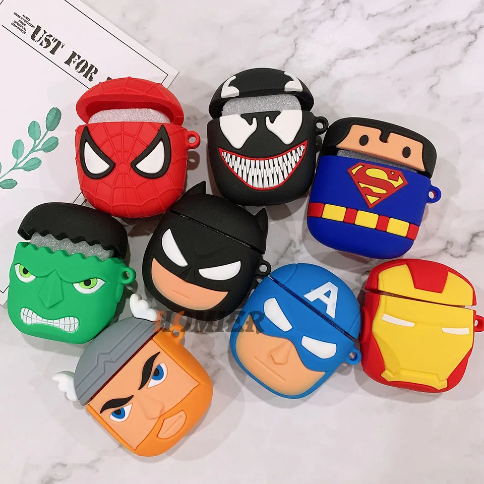 

Cartoon Soft Silicone Earphone Case For Apple Airpods Shockproof Cover For Apple AirPods Ultra Thin Air Pods Protector Case