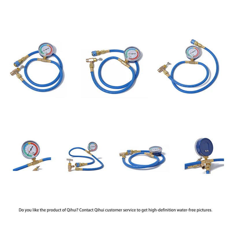 Автомобильный Кондиционер инструмент для ремонта R134a кондиционер трубка из фторида быстросъемный хладагент соединитель датчик холодного давления