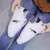 2020 Mesh Woman White Shoes Tenis Feminino Спортивная обувь Fashion Woman PU Кожаная женская обувь Повседневная однотонная теннисная обувь