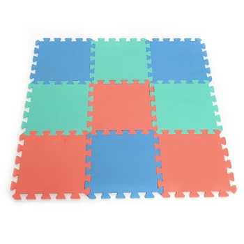 

Play Mat 9pcs Livingroom Puzzle Tile Eco Foam Soft Rose Interlock Children Kids Exercise Interlocking Mat Floor Mats Playmats