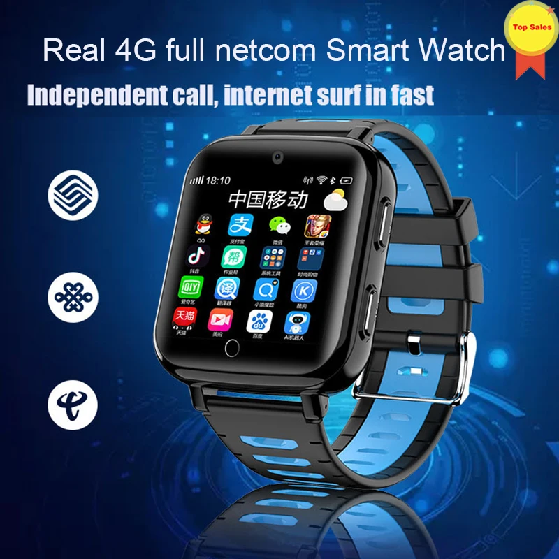 New fashion Kids Smart watch ip68 real waterproof swimming style 4G sim card GPS SOS WIFI Android Smart gps Watch boy girl baby