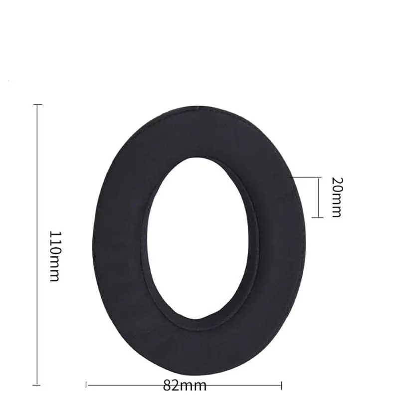 1Pair Matte Leather Earpads Ear Cushion Cover for Game Zero/G4ME One/HD380 Pro Q84A