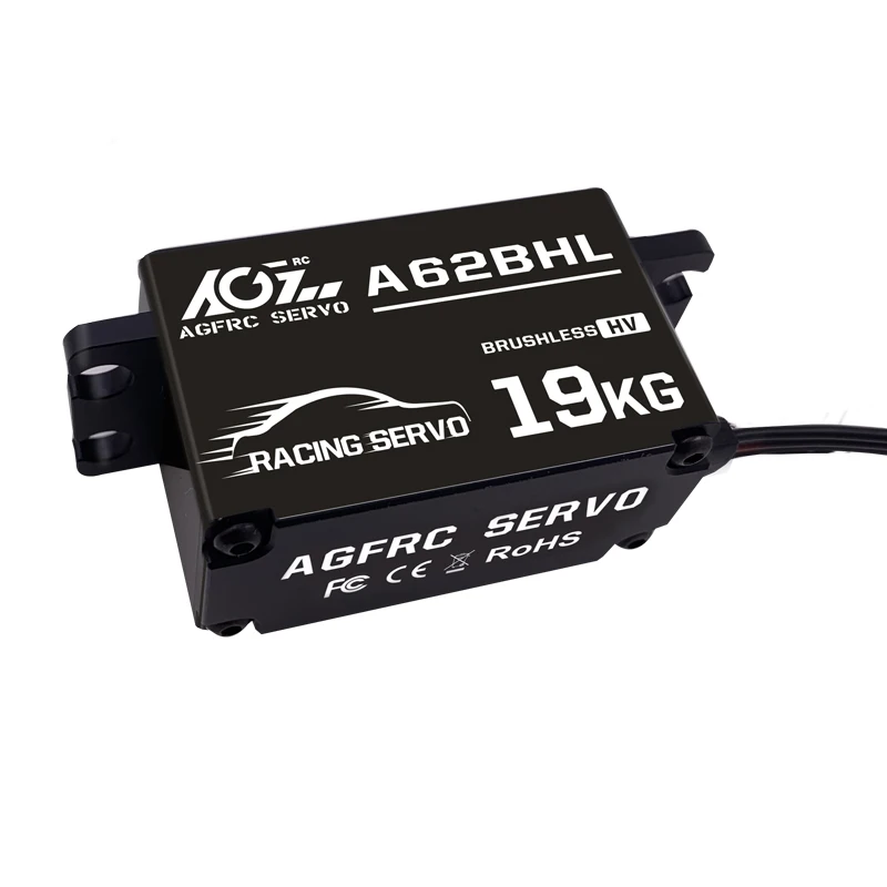 AGF A62BHL 19 кг супер крутящий момент высокая скорость алюминиевый корпус низкопрофильный программируемый бесщеточный сервопривод для моделей rc